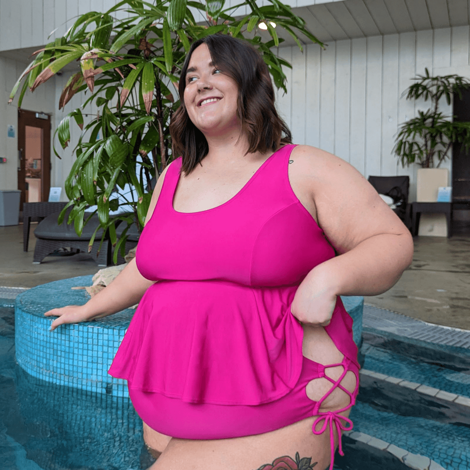 Bikini Bottoms - What Babe? - Hot Pink - Snag