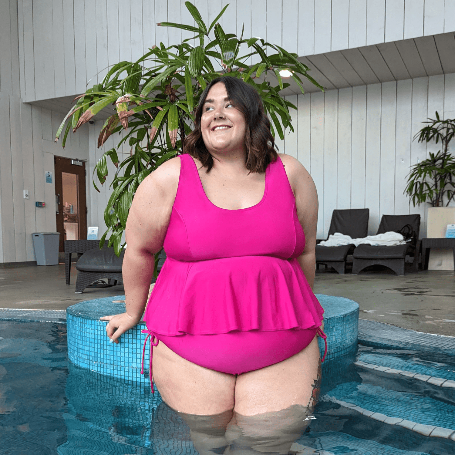 Bikini Top - Who you gonna call? - Hot Pink - Snag