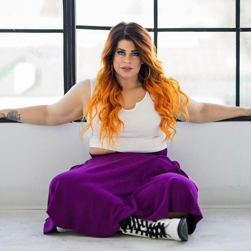 Flare Skirt - Oh My Gosh! - Figgy Pudding - Snag