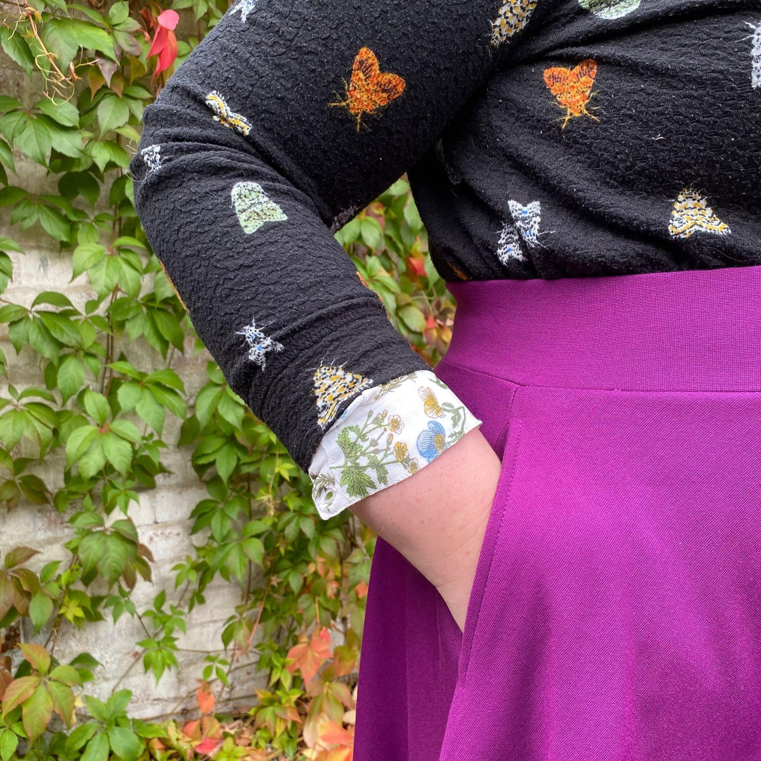 Flare Skirt - Oh My Gosh! - Figgy Pudding - Snag