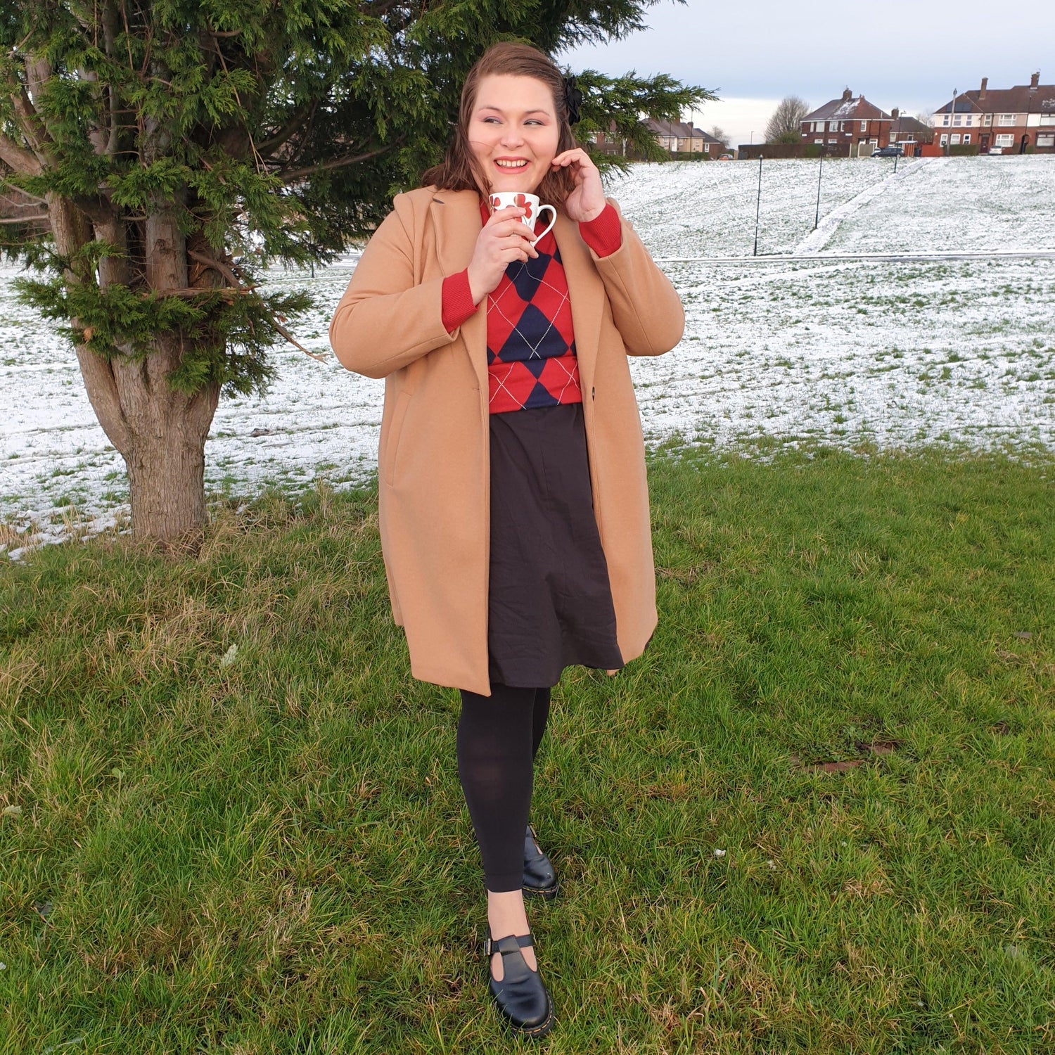 80 Denier Footless Tights - Black