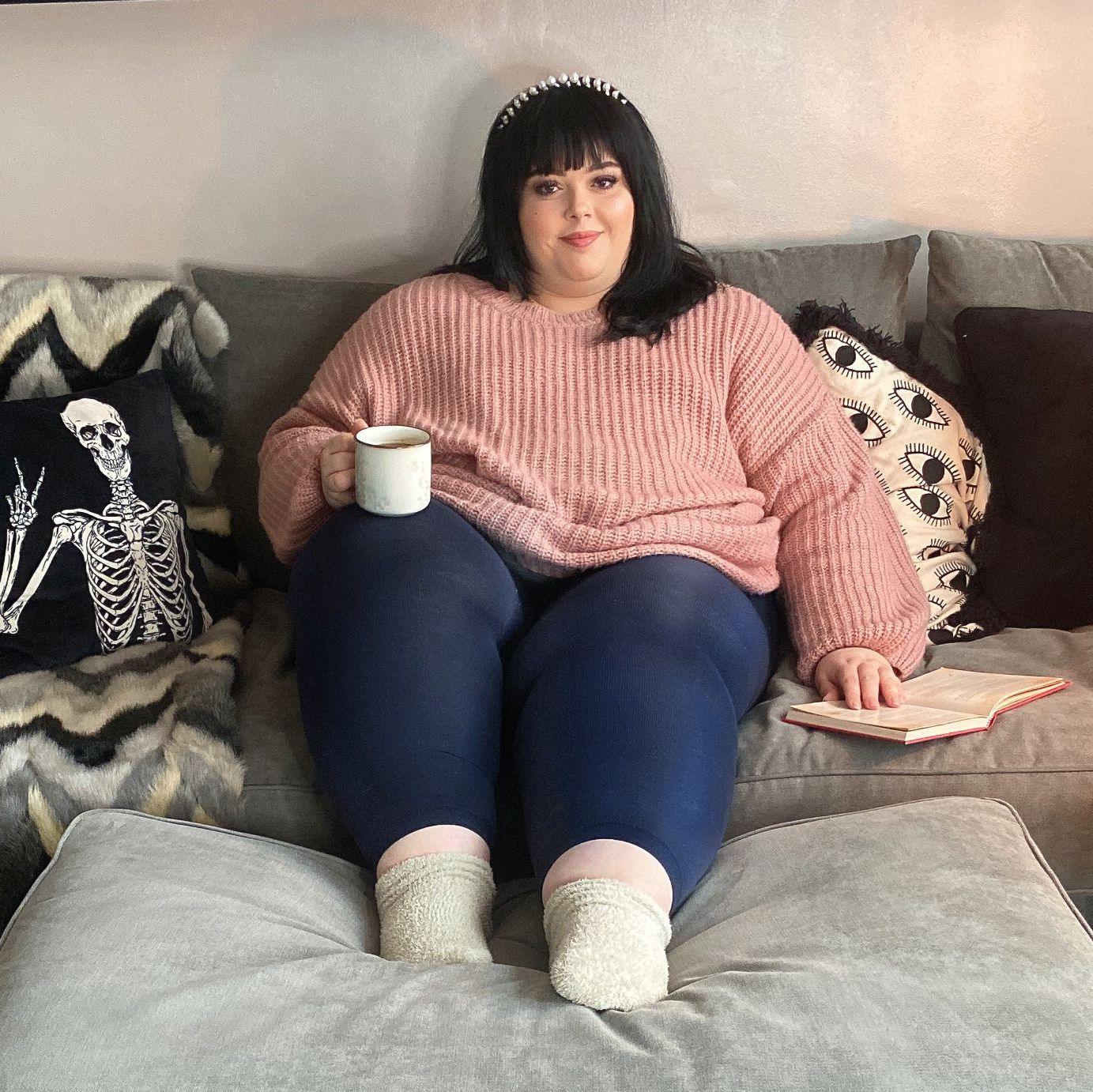 Merino Wool Footless Tights - Royal Navy - Snag