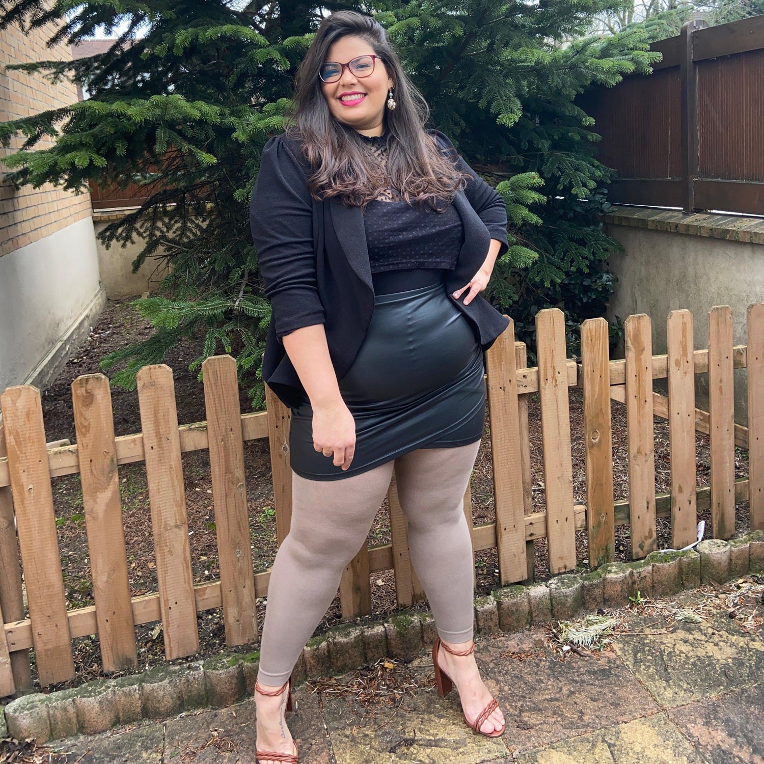 Merino Wool Footless Tights - Sand Dollar - Snag