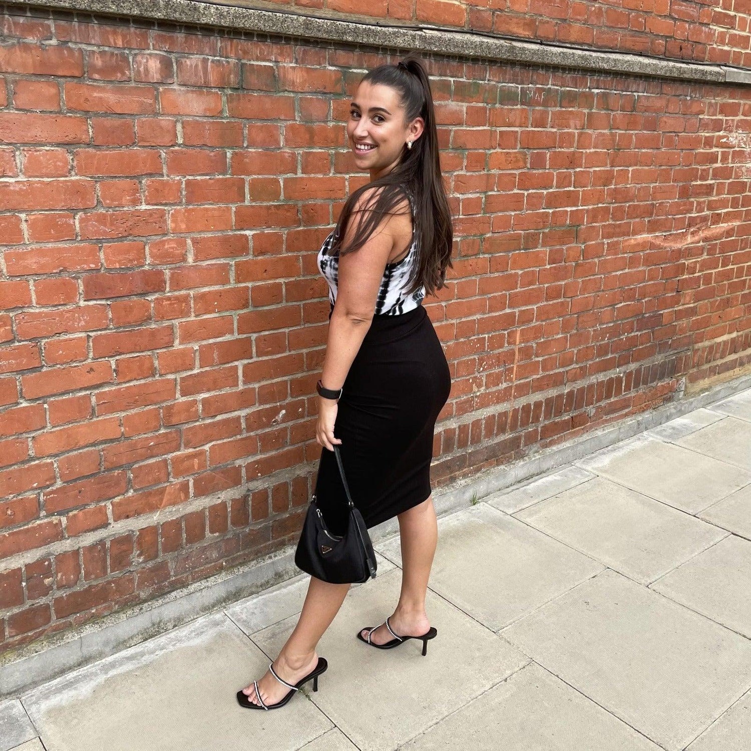 Pencil Skirt - Oh my! - Black - Snag