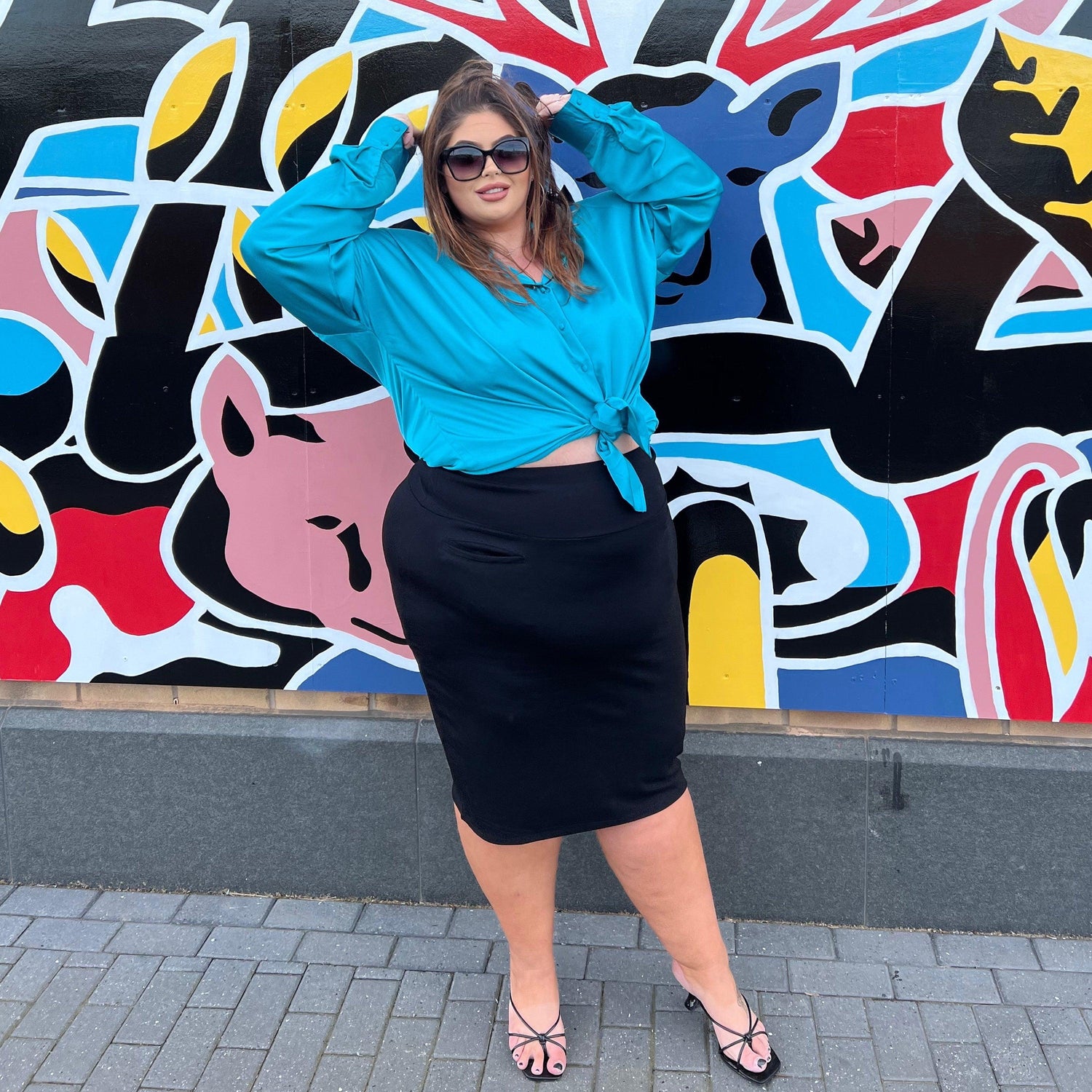 Pencil Skirt - Oh my! - Black - Snag