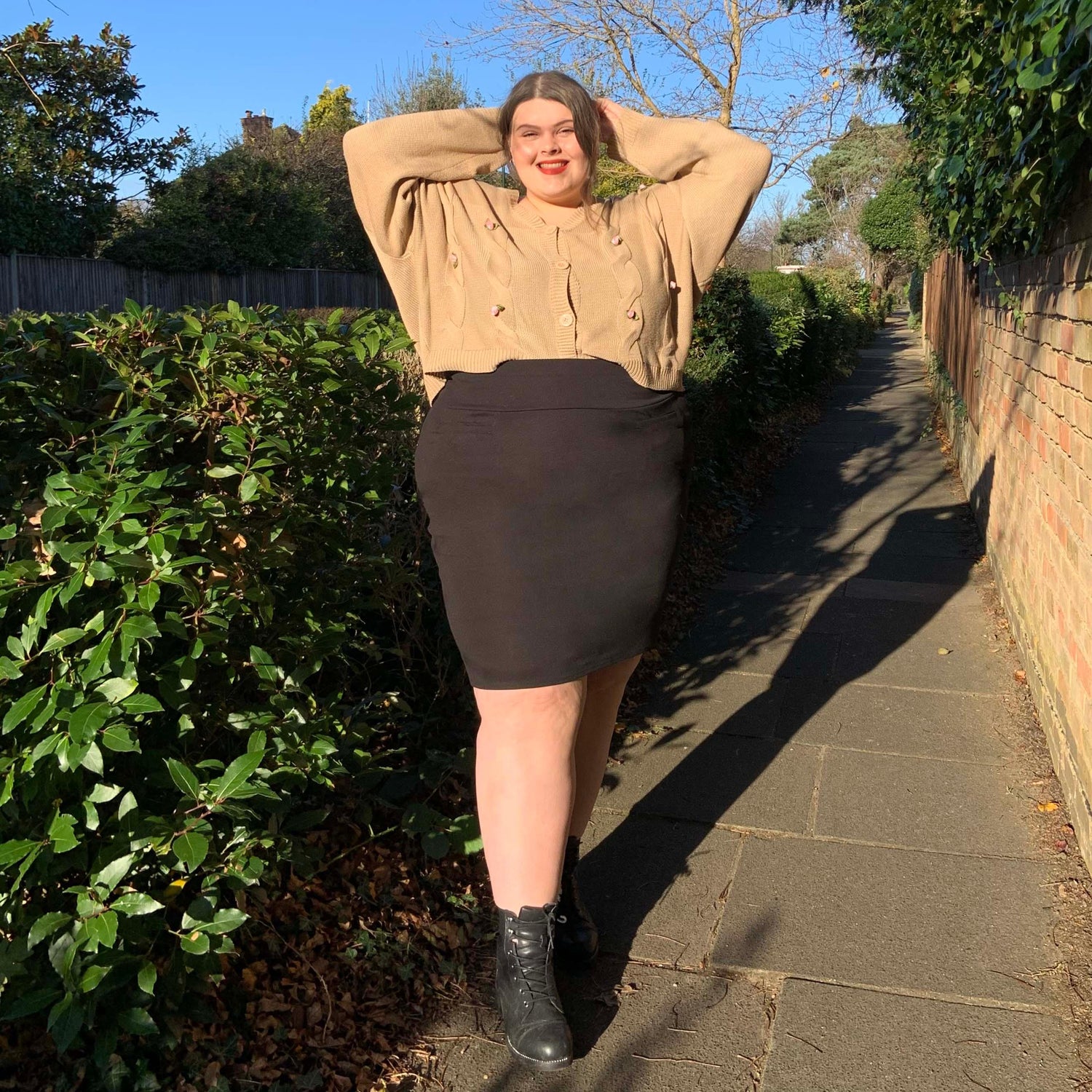 Pencil Skirt - Oh my! - Black - Snag