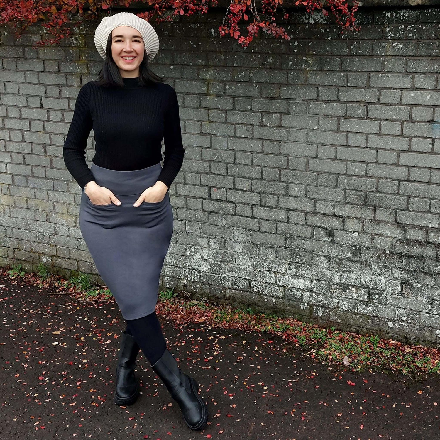 Pencil Skirt - Oh my! - Slate Grey - Snag