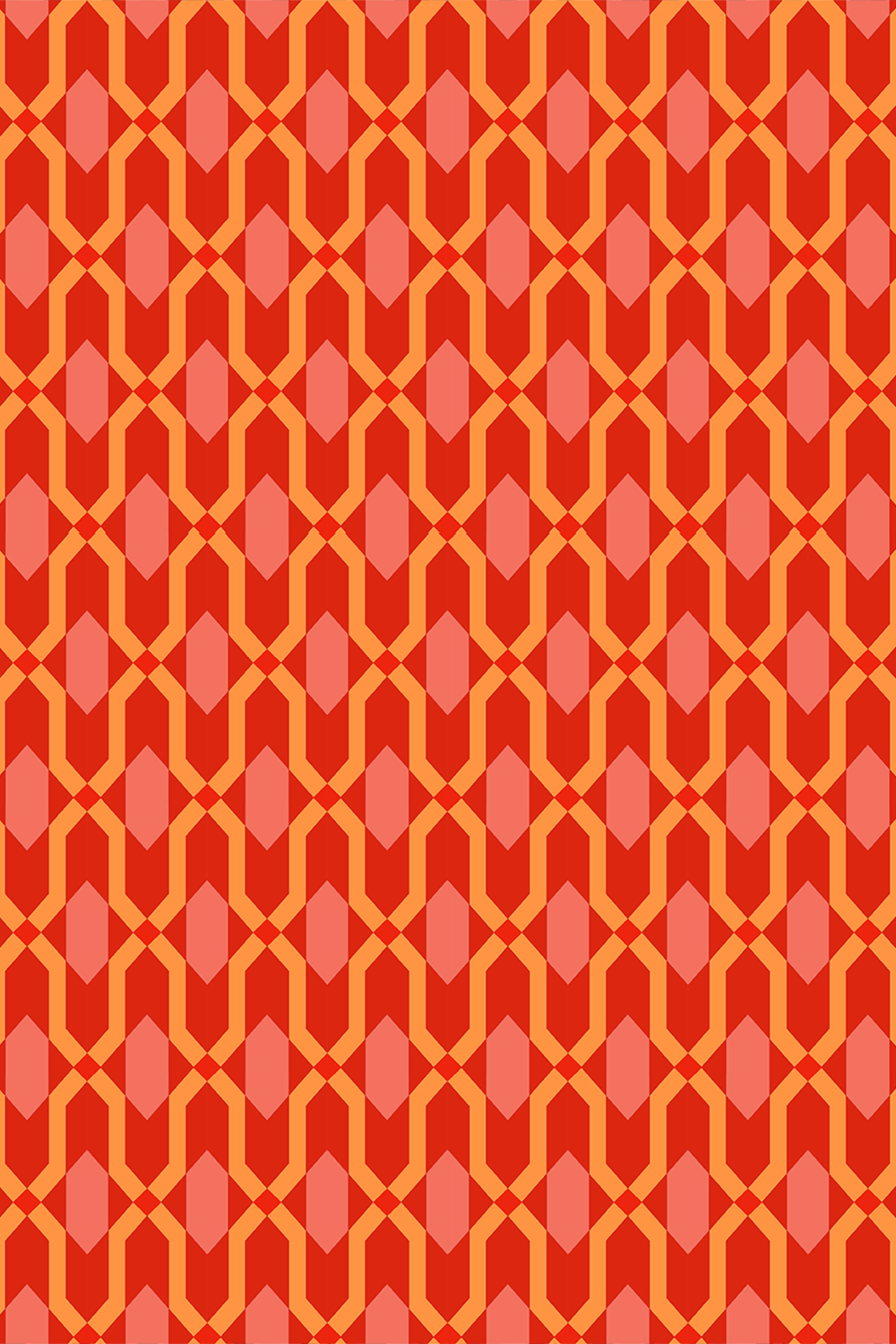 Wrap Dress - Red City