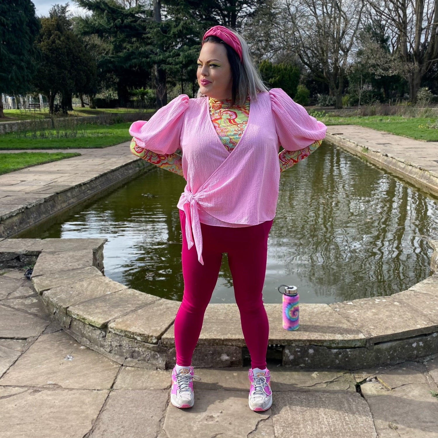 Squat Proof Long Leggings - Raspberry Pie - Snag