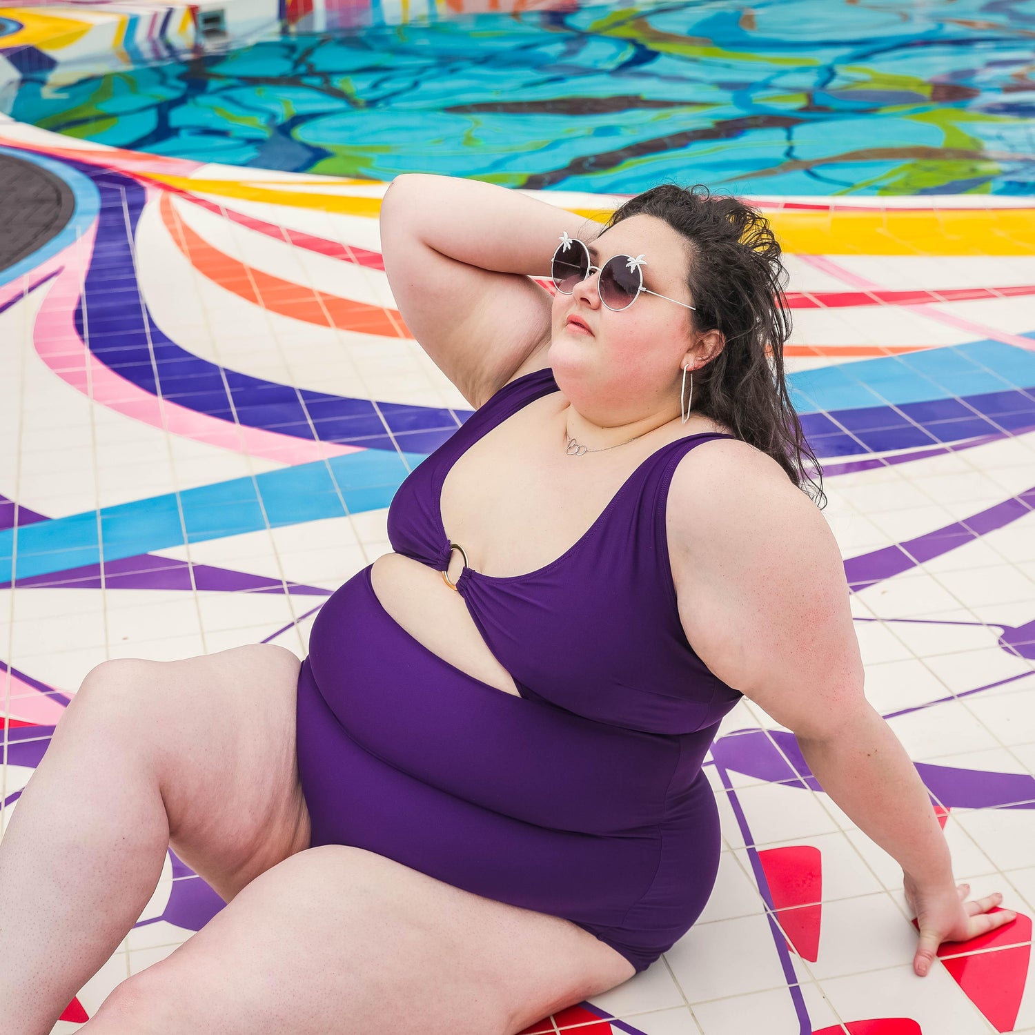 Swimsuit - Wax on, Wax off - Purple - Snag