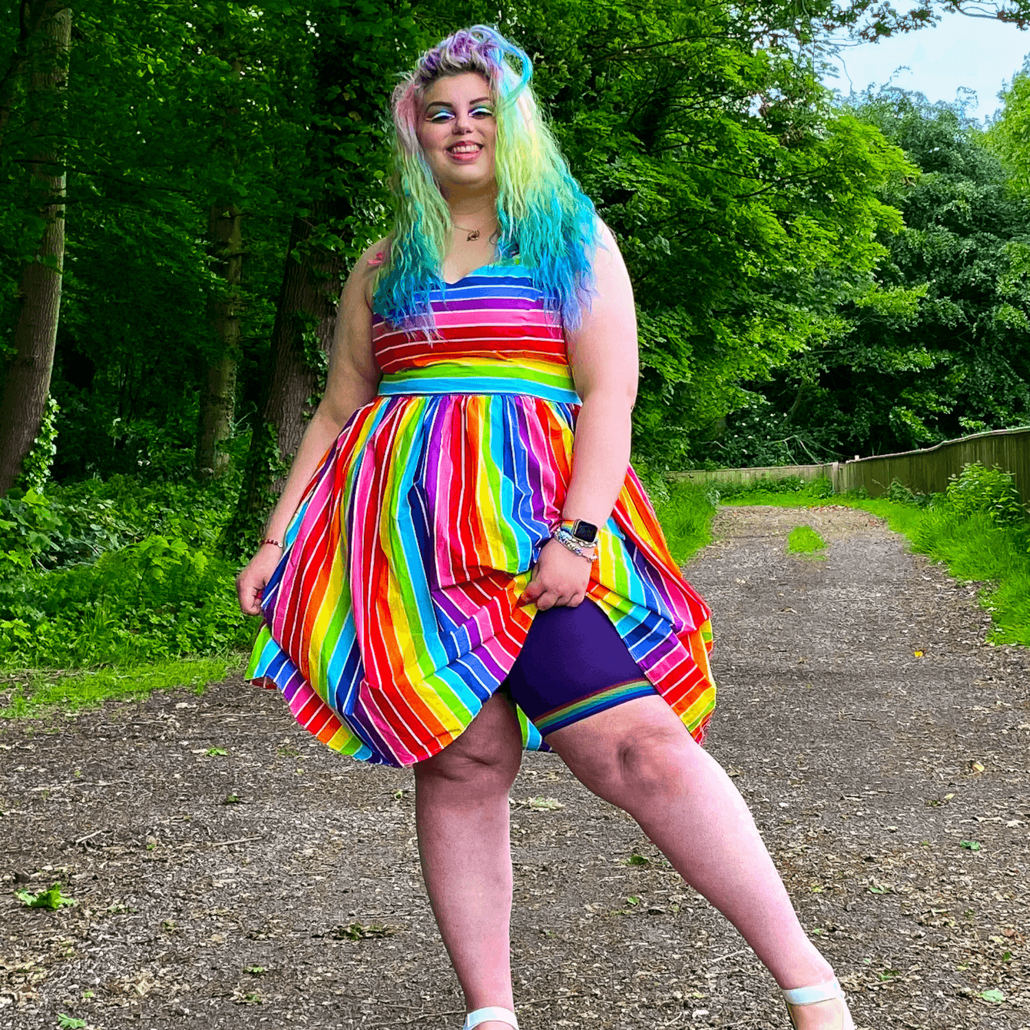 Stay Cool Chub Rub Shorts - Pride - Human Nature