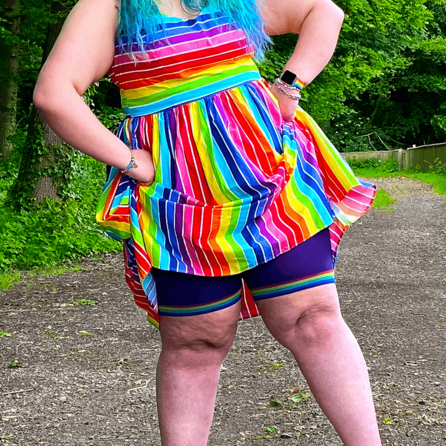 Stay Cool Chub Rub Shorts - Pride - Human Nature