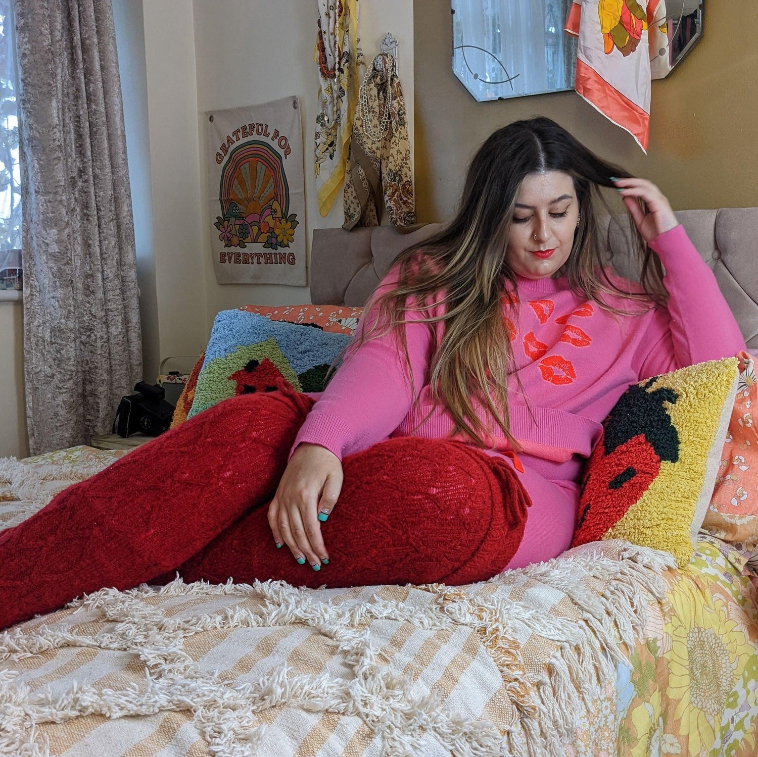 Thigh High Socks - Lobster - Snag