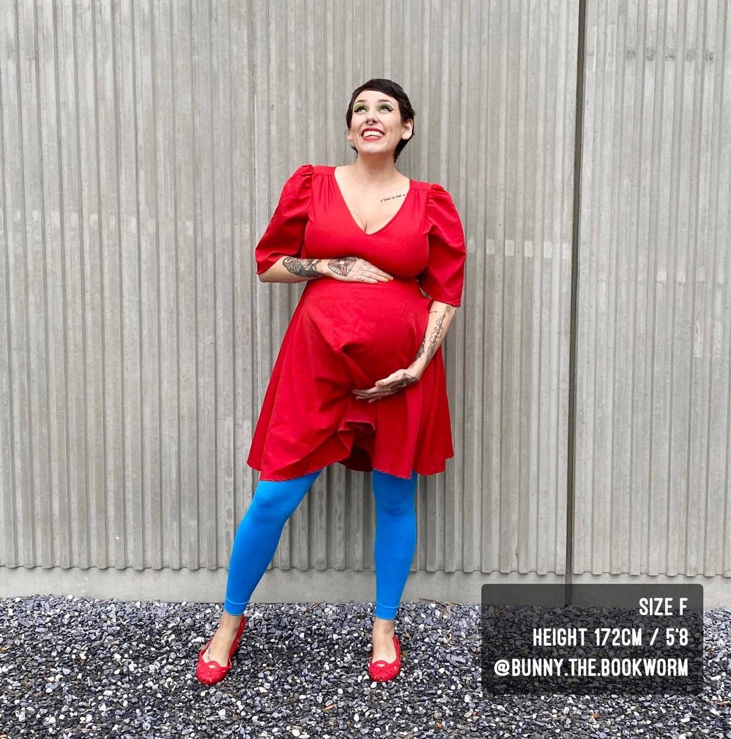 Tights - 80 Denier Footless Tights - Swimming Pool