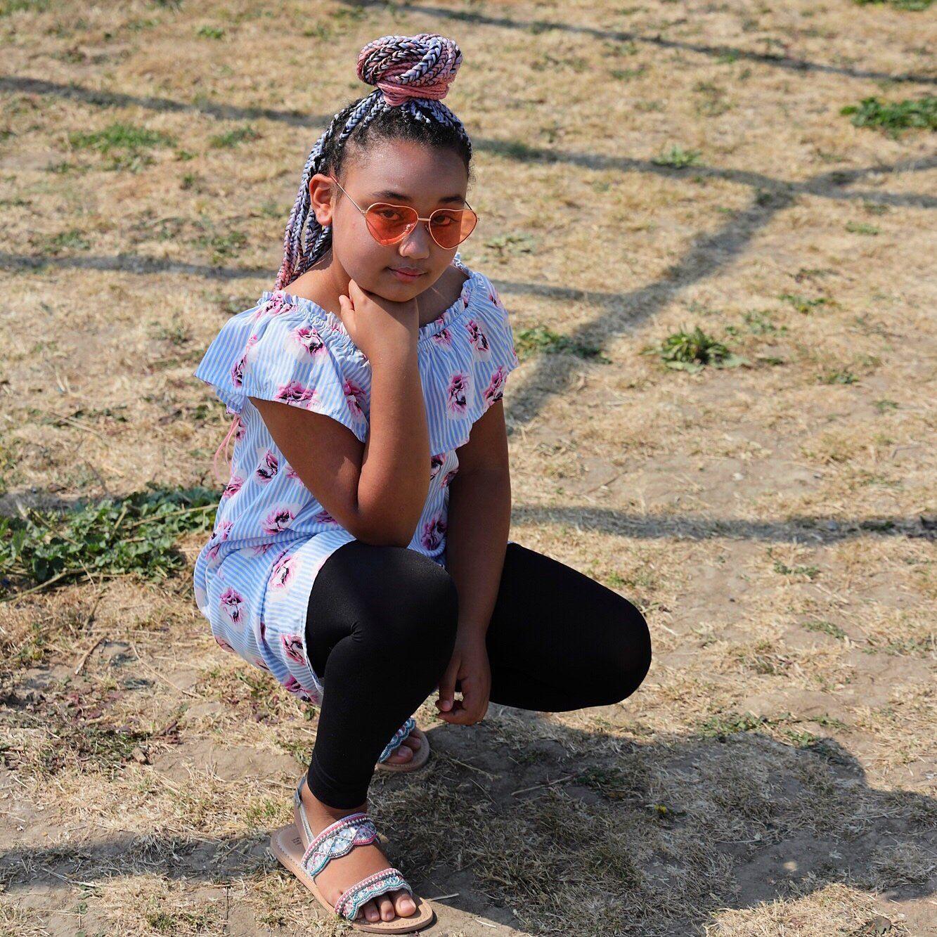 Tween Footless Tights - Black - Snag