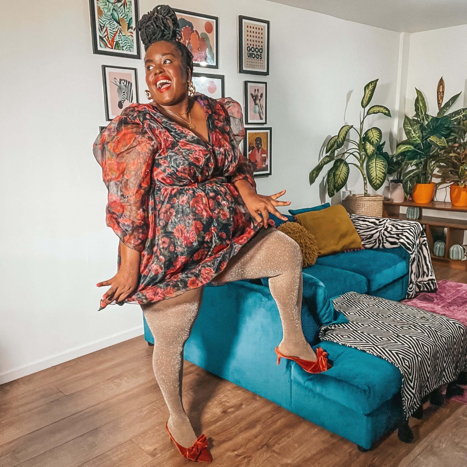 30 Denier Sheer Tights - Lux - Caramel Latte - Snag