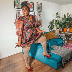 30 Denier Sheer Tights - Lux - Caramel Latte - Snag