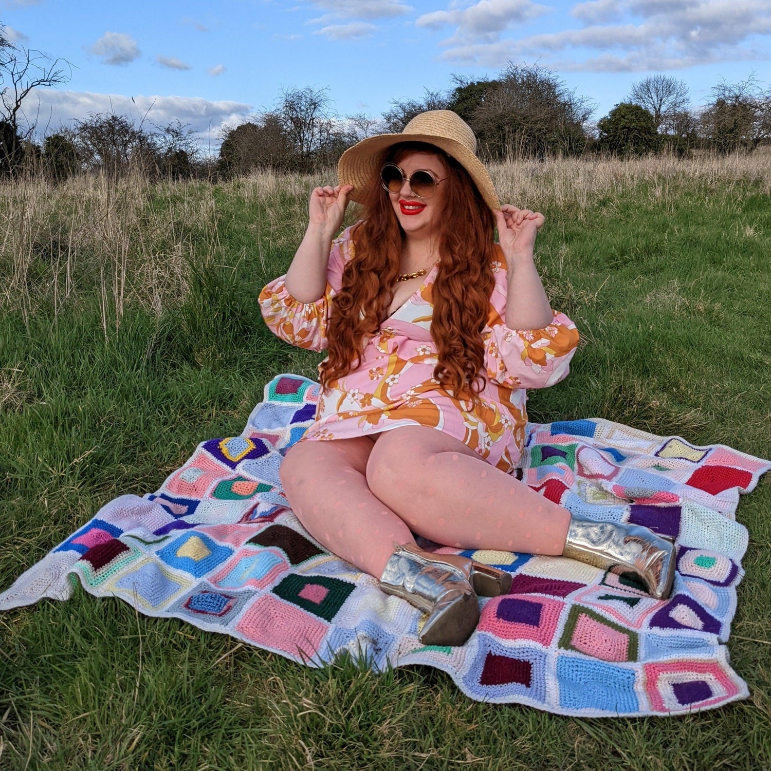 40 Denier Polka - Abricot - Snag