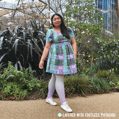 40 Denier Polka - Cassis de Violet - Snag