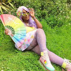 40 Denier Polka - Cassis de Violet - Snag