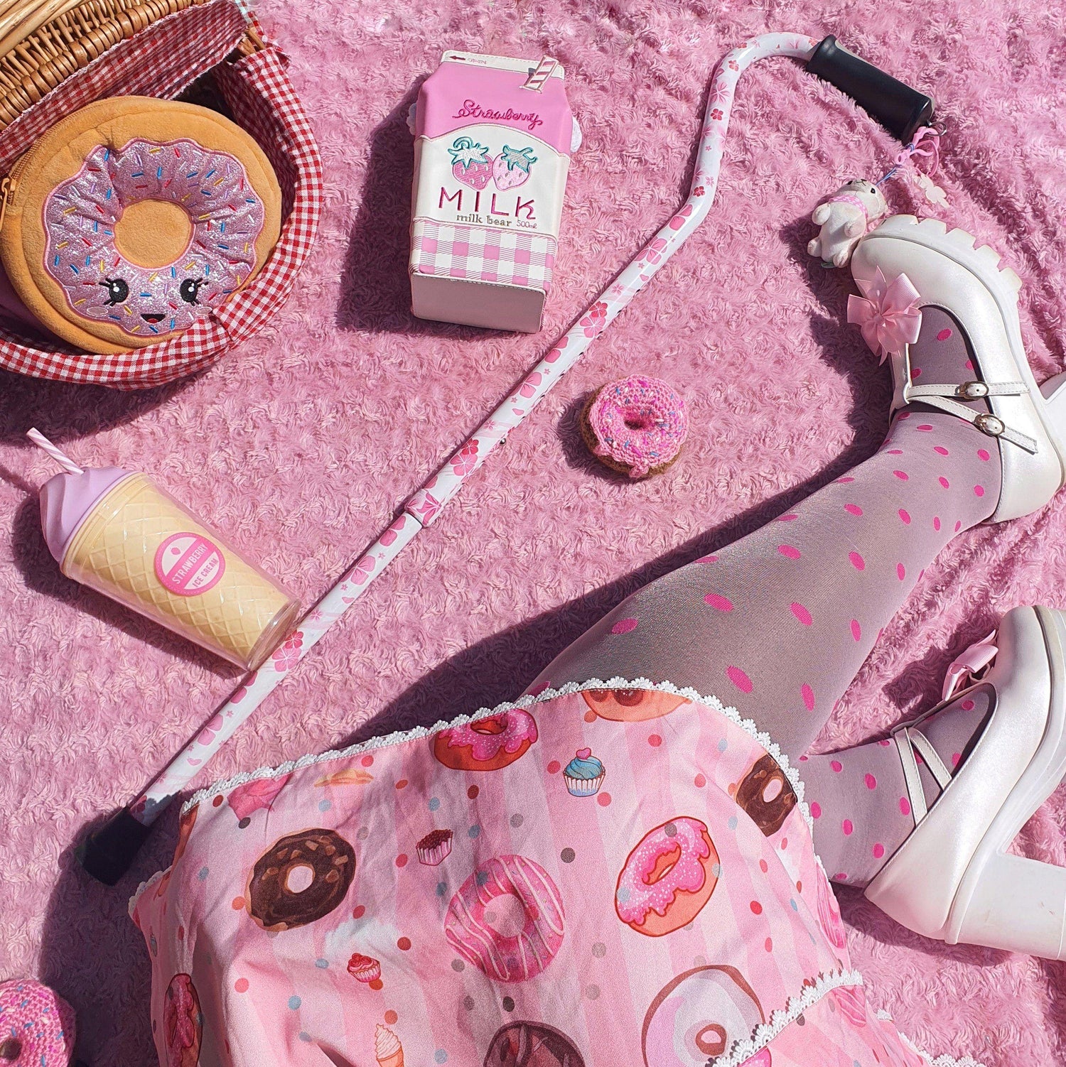 40 Denier Polka - Shortcake - Snag