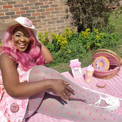 40 Denier Polka - Shortcake - Snag