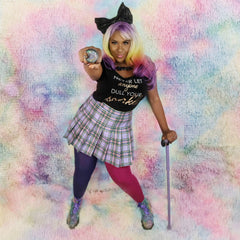 80 Denier Duo Tights - Suffragette Pie - Snag