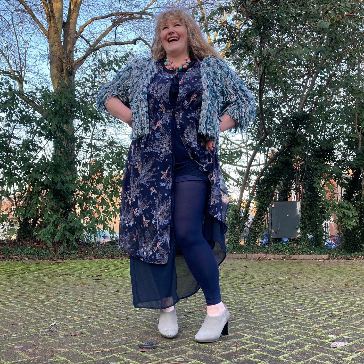 Core Tights - 80 Denier Footless Tights - Navy