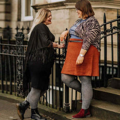 80 Denier Marl Tights - Rainy Day - Snag