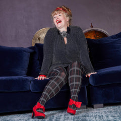 80 Denier Plaid Tights - Haggis - Snag
