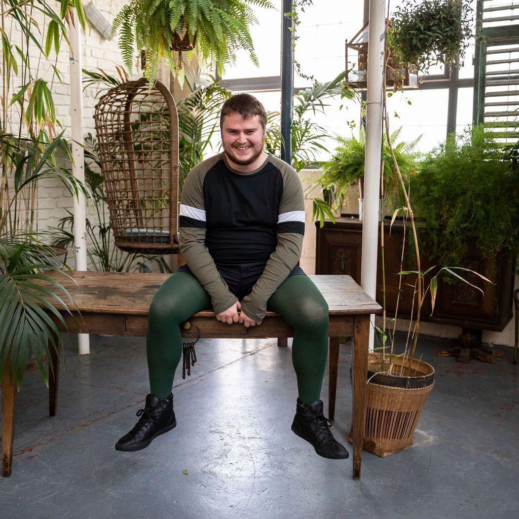 80 Denier Tights - Hit the Bottle Green - Snag