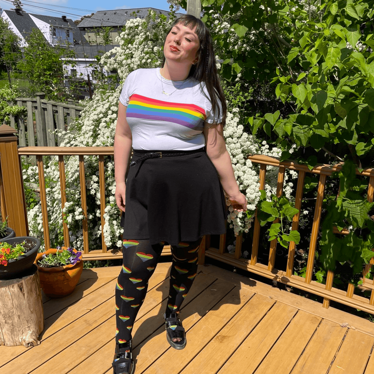 80 Denier Tights - Pride - Love is Love - Snag