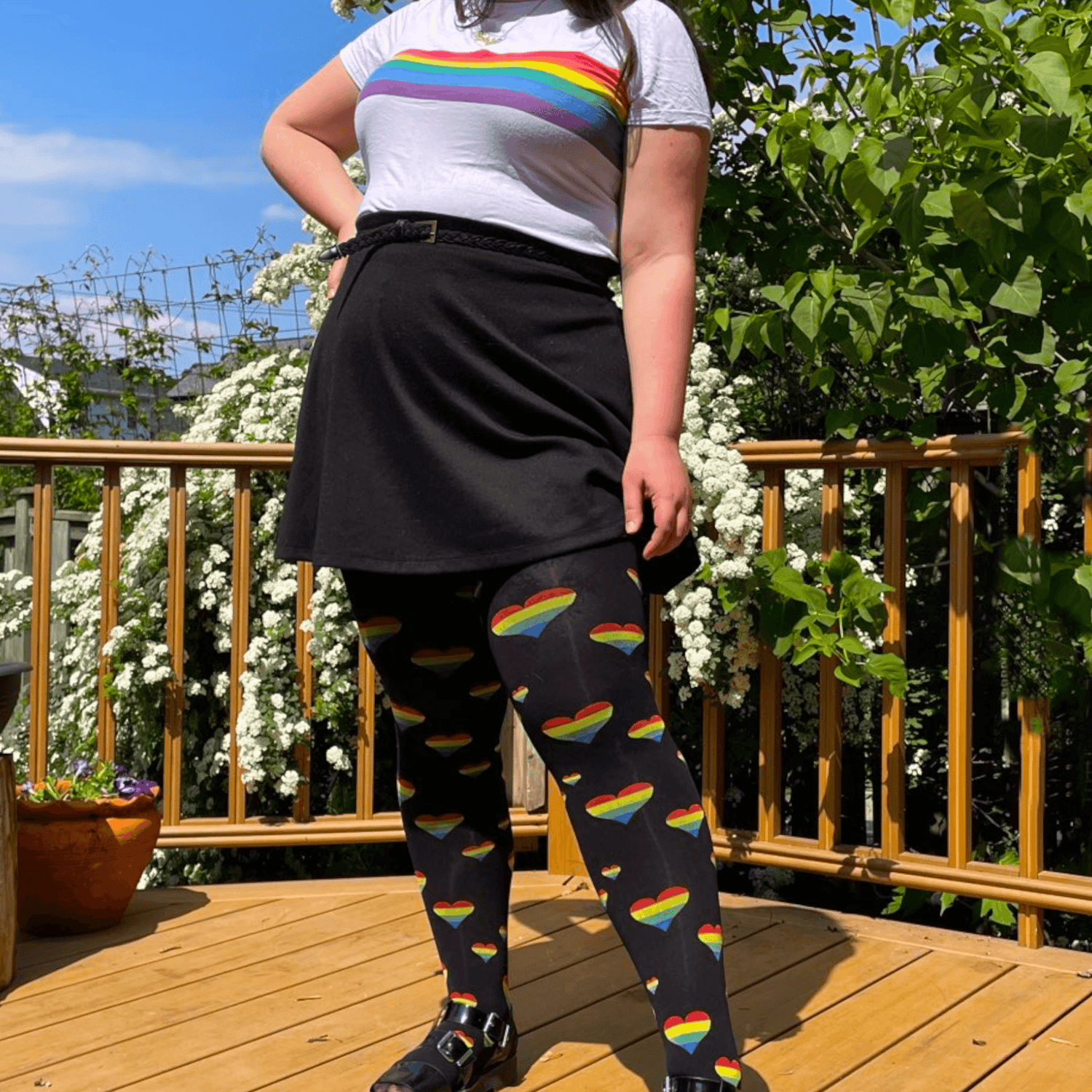 80 Denier Tights - Pride - Love is Love - Snag