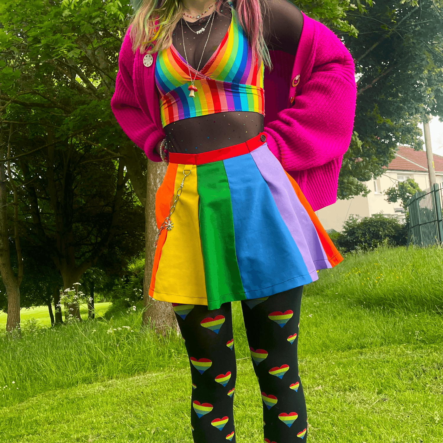 80 Denier Tights - Pride - Love is Love - Snag