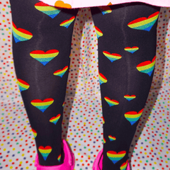 80 Denier Tights - Pride - Love is Love - Snag