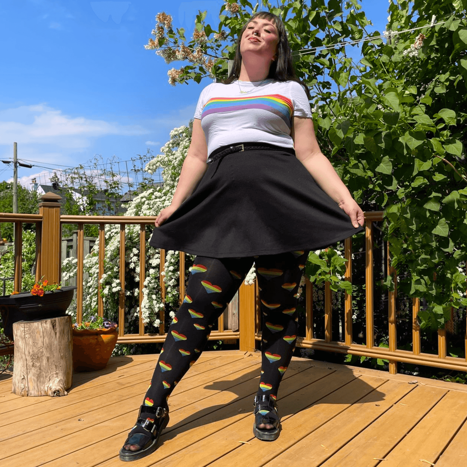 80 Denier Tights - Pride - Love is Love - Snag