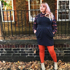 80 Denier Tights - Pumpkin Spice - Snag
