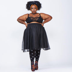 Tights - 80 Denier Tights - Sparkle Skulls