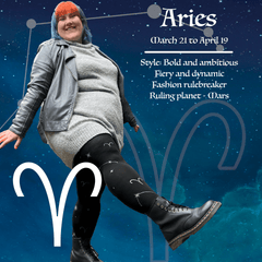 80 Denier Zodiac Tights - Aries - Snag