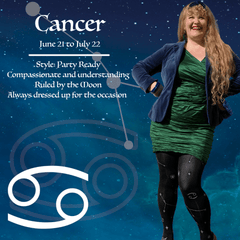 80 Denier Zodiac Tights - Cancer - Snag