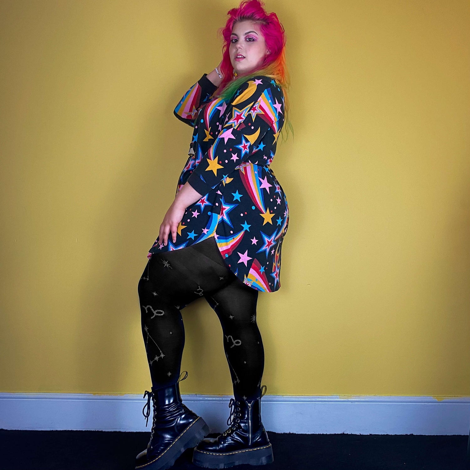 80 Denier Zodiac Tights - Capricorn - Snag