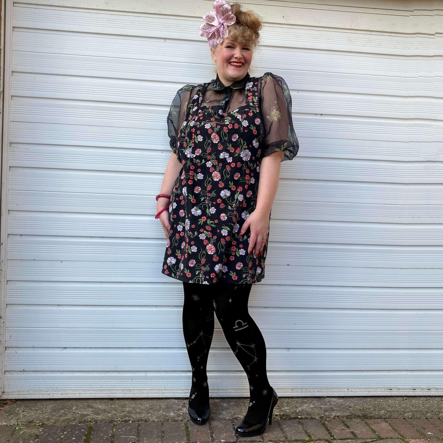 80 Denier Zodiac Tights - Libra - Snag