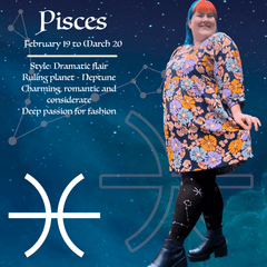 80 Denier Zodiac Tights - Pisces - Snag