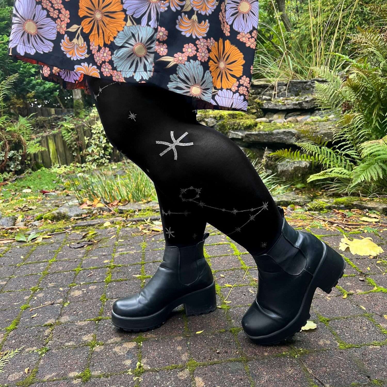 80 Denier Zodiac Tights - Pisces - Snag