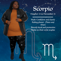 80 Denier Zodiac Tights - Scorpio - Snag