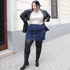 80 Denier Zodiac Tights - Scorpio - Snag