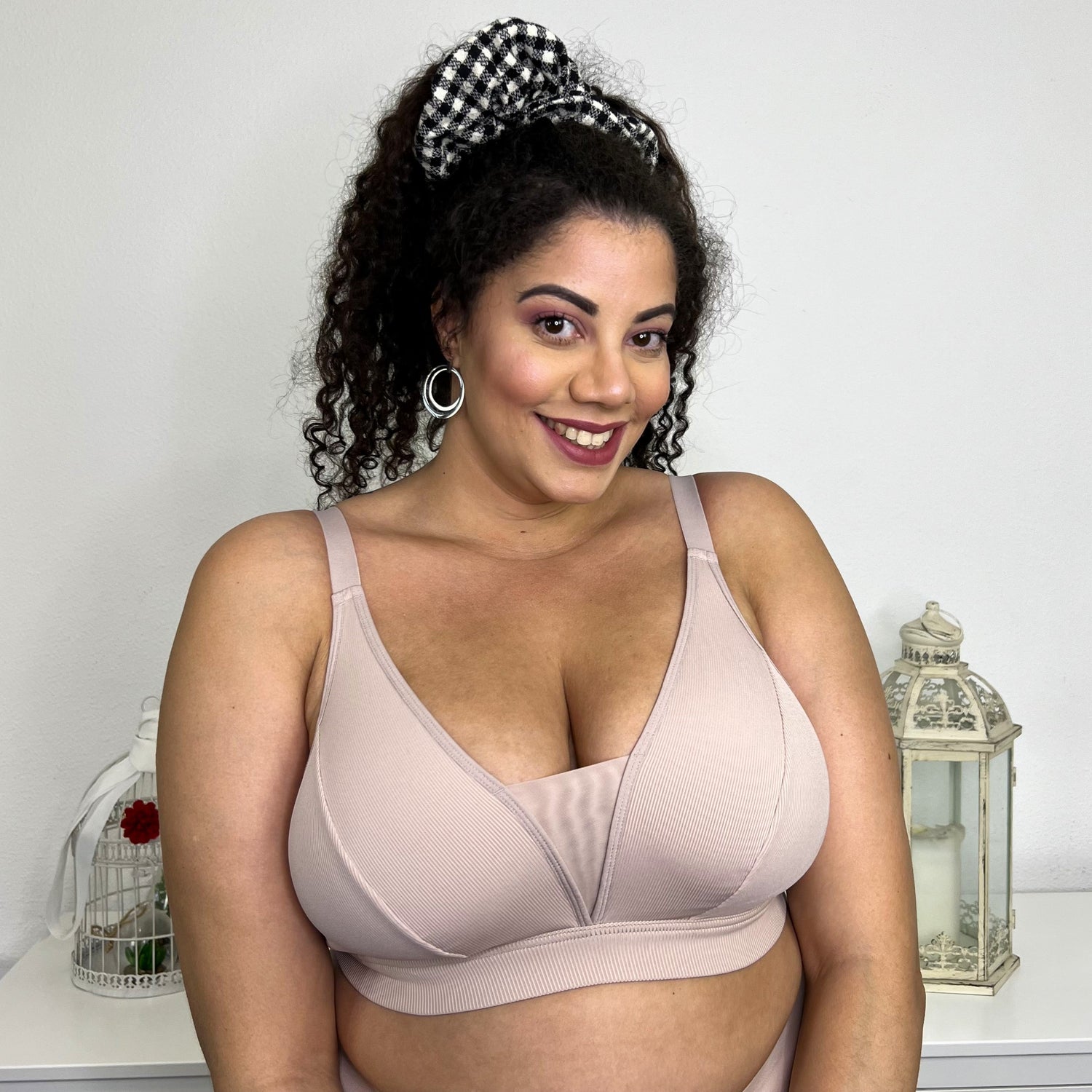 Everyday Ribbed Bra - Milk Bottle