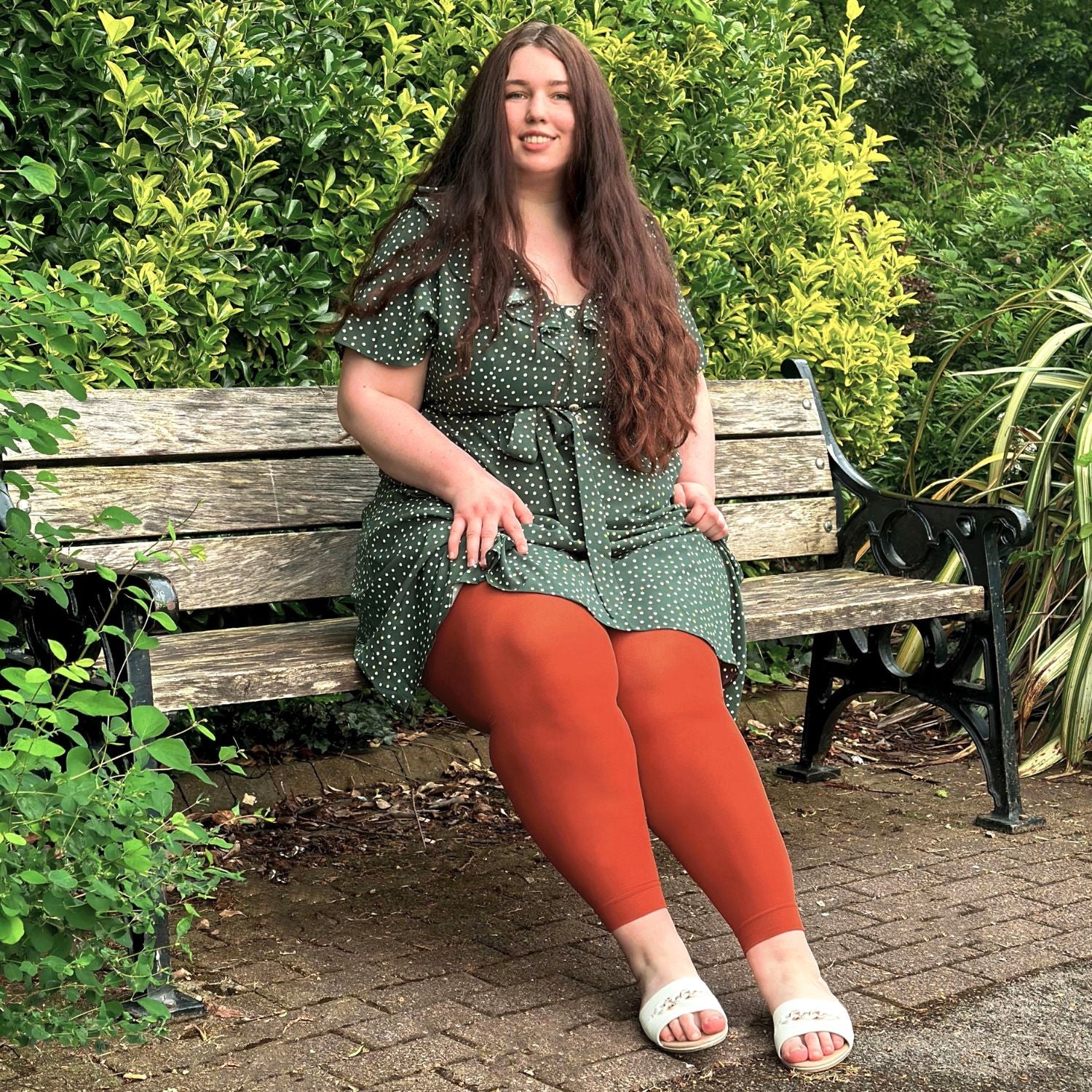 80 Denier Footless Tights - Butternut