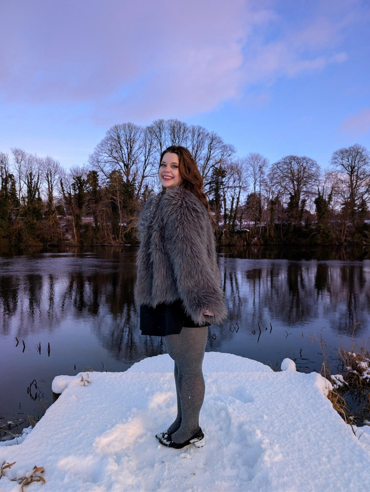 Marl Tights - Rainy Day