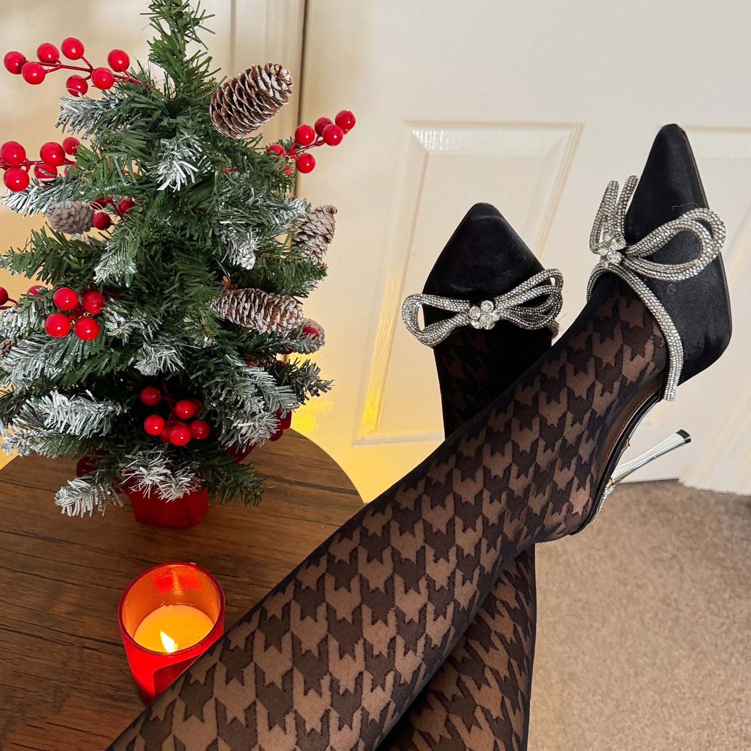 Christmas Tights - Puppy Teef